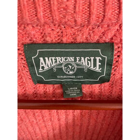 AMERICAN EAGLE Wool Blend Chunky Knit Sweater Small S - Picture 3 of 4